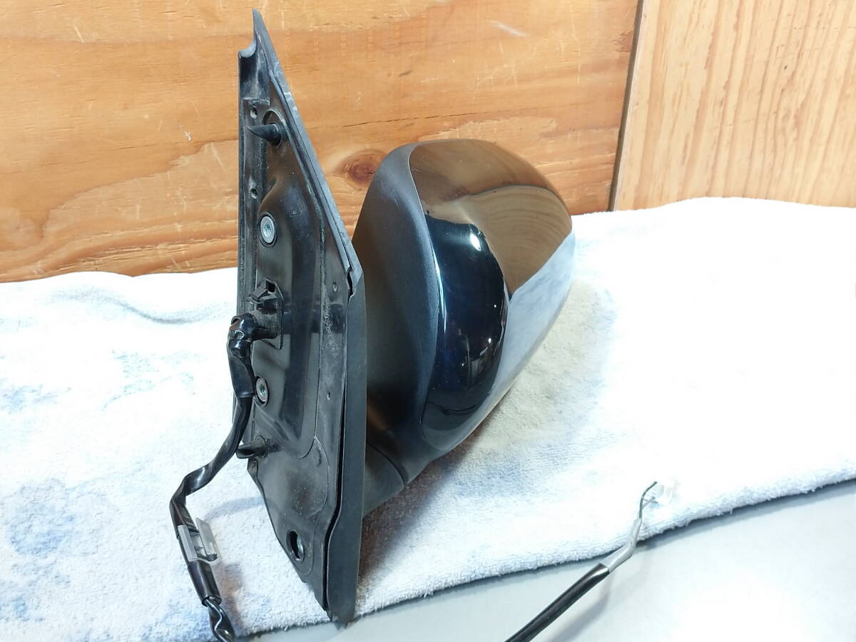 送料無料 即決 ☆ 動作確認済 ☆ L285S ダイハツ ミラ 手動 可倒 素地 ヒーター ドアミラー 左右 ☆ 素地黒 可倒式 L275S L275V L285V_画像7