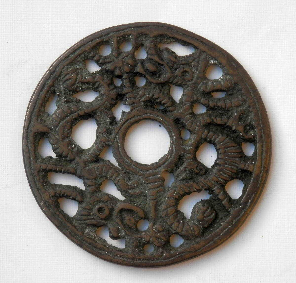 中国　穴銭　絵銭　約５９.９ｍｍ　詳細不明_画像2