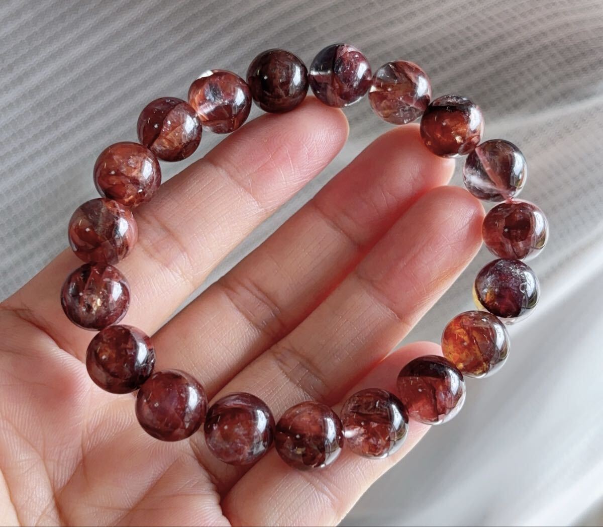 天然石 オーロラクォーツ ブレスレット（番号A4859）_画像4