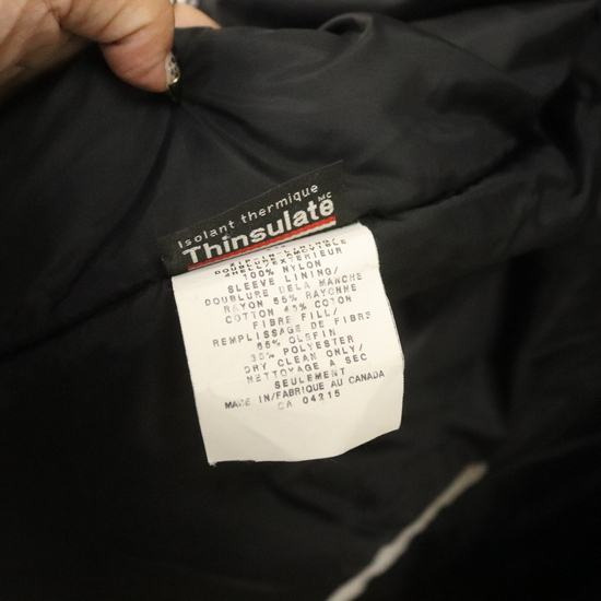N480 90sビンテージ ロンドンフォグ ライナーコート■1990年代製 表記40サイズ 黒 ブラック ロングコート Thirsulate アメカジ 00s_画像8