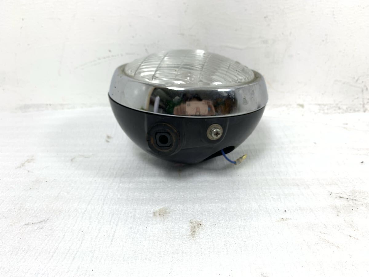 F387 ヤマハ YB90 H3 ヘッドライト ヘッドライトレンズ 純正 当時物 ライト レンズ _画像2