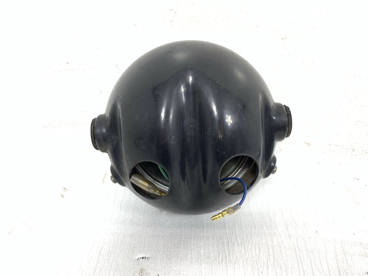 F387 ヤマハ YB90 H3 ヘッドライト ヘッドライトレンズ 純正 当時物 ライト レンズ _画像3