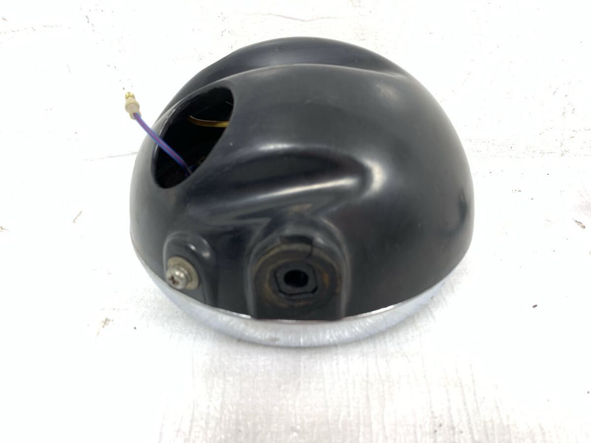 F387 ヤマハ YB90 H3 ヘッドライト ヘッドライトレンズ 純正 当時物 ライト レンズ _画像4