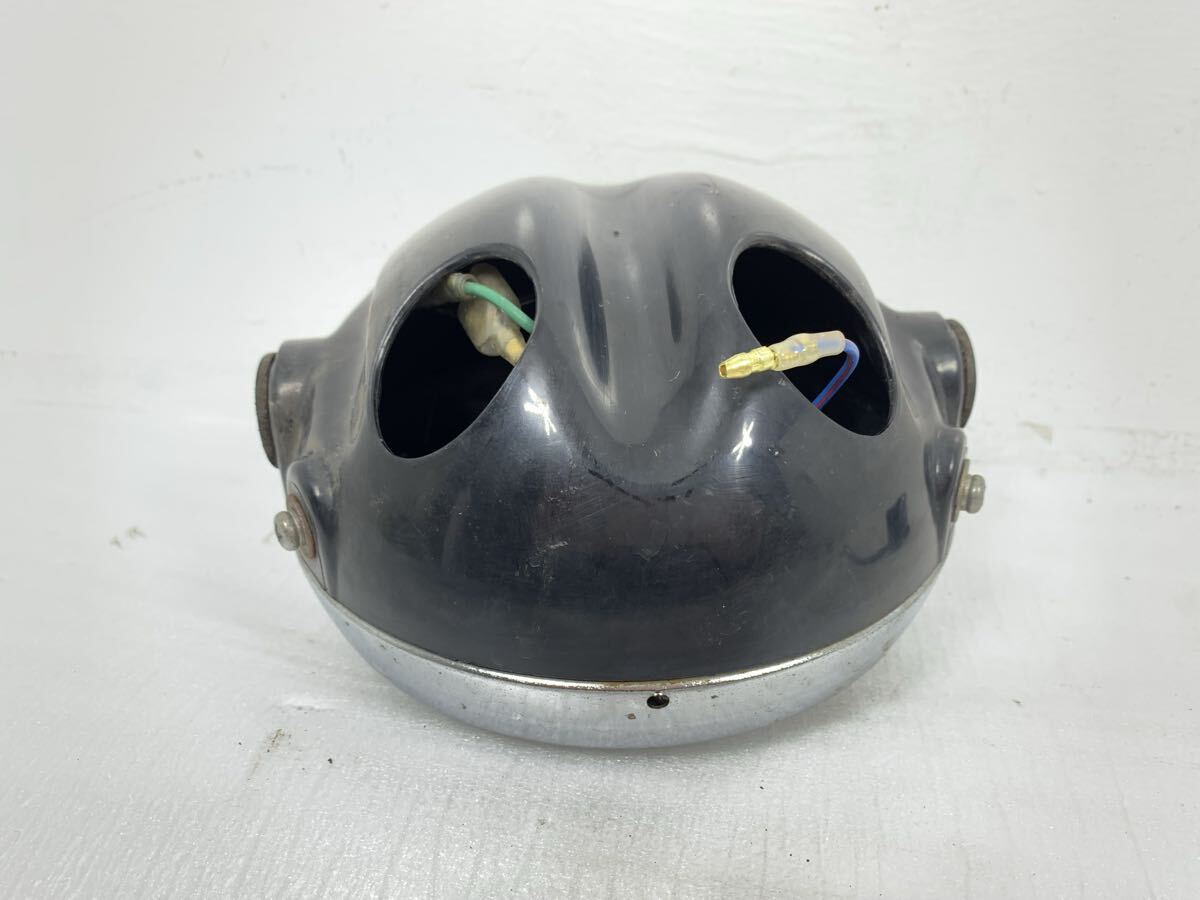 F387 ヤマハ YB90 H3 ヘッドライト ヘッドライトレンズ 純正 当時物 ライト レンズ _画像5