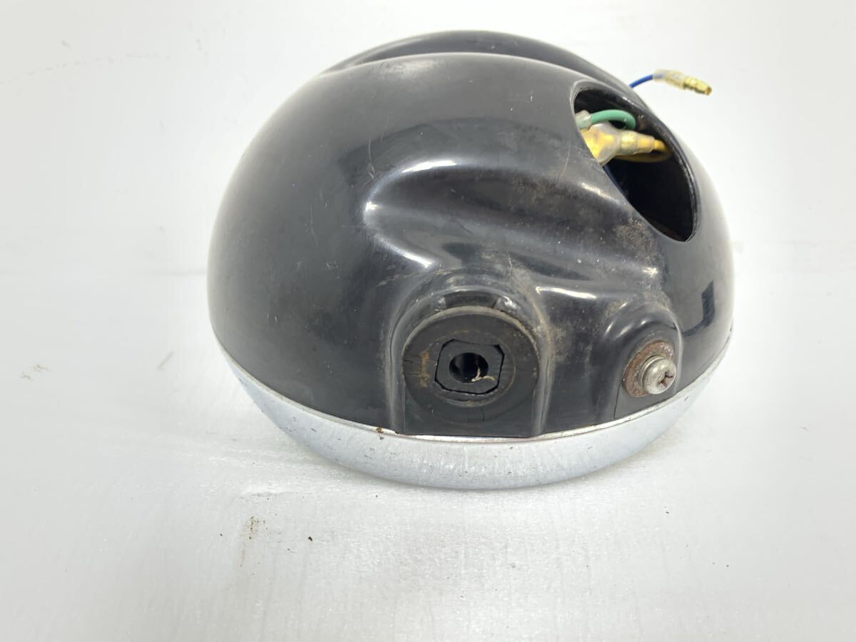 F387 ヤマハ YB90 H3 ヘッドライト ヘッドライトレンズ 純正 当時物 ライト レンズ _画像6