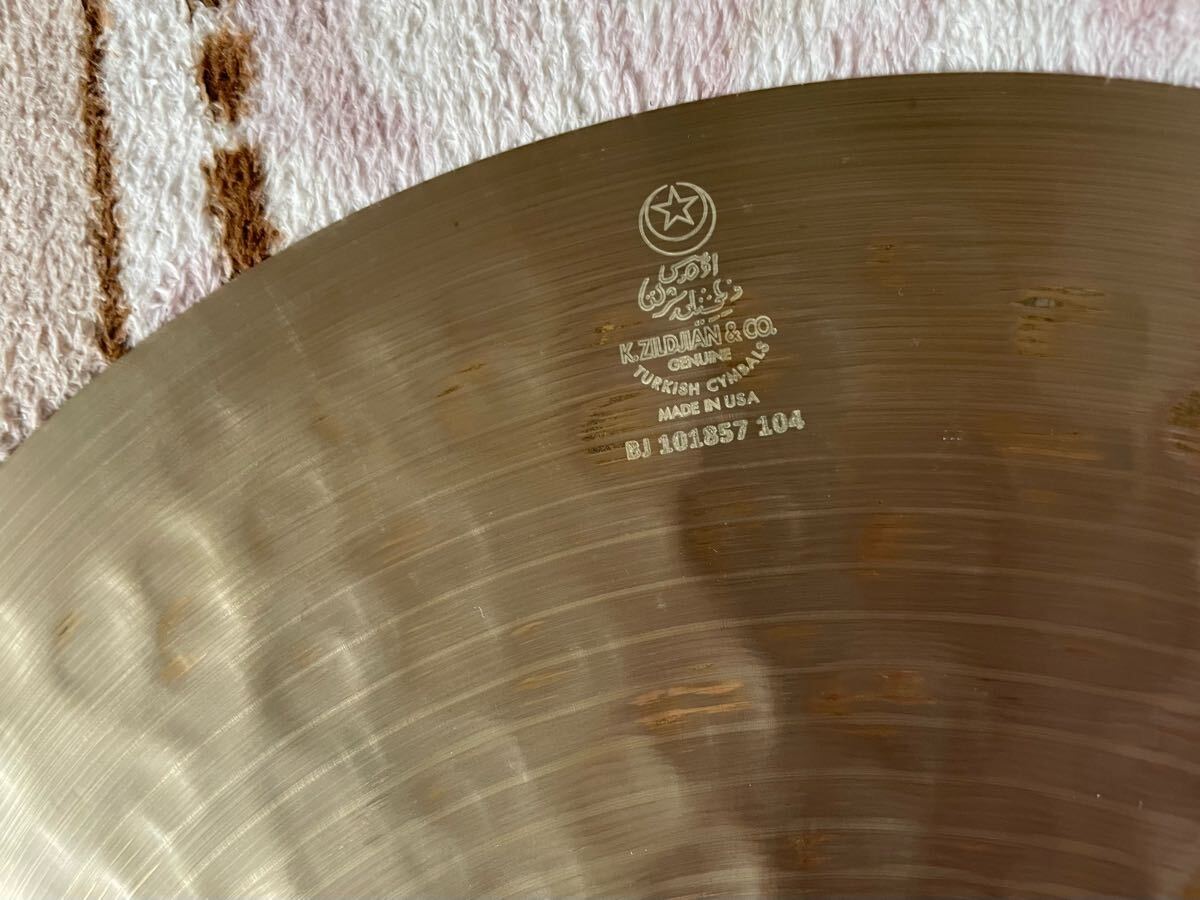 17インチ　コンスタンチノープル　 クラッシュシンバル　Zildjian Constantinople CRASH ジルジャン K