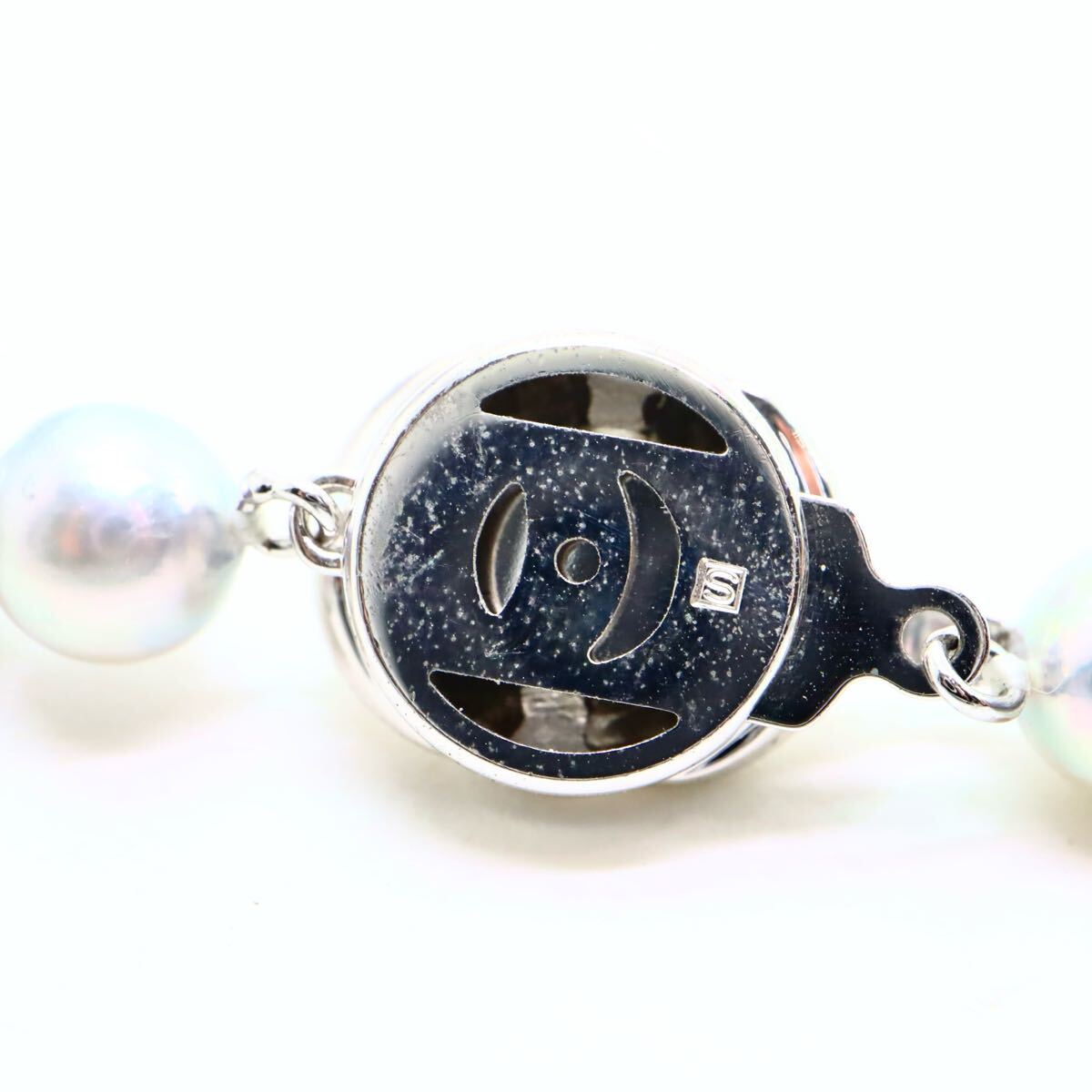 【TASAKI(田崎真珠)】約7.0mm珠■アコヤ本真珠ネックレス■N 約33.2g 約43.0cm pearl パール jewelry グレー系 ラウンド DE0/EA5 U634_画像5