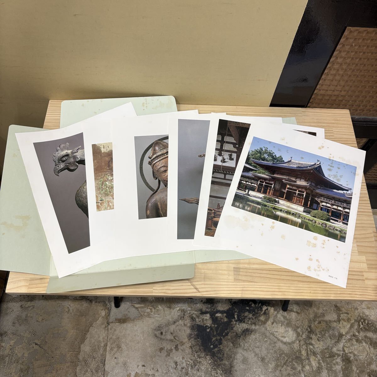 【付録揃い・刊行記念付録付】 平等院大観 全3巻 岩波書店 函付 仏教美術/古本/経年による汚れヤケシミ傷み/状態は画像で確認を/NCで_画像7