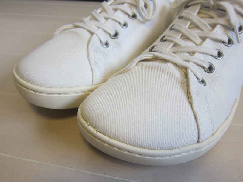 BIRKENSTOCK ビルケンシュトック ホワイト コットン スニーカー 42_画像2