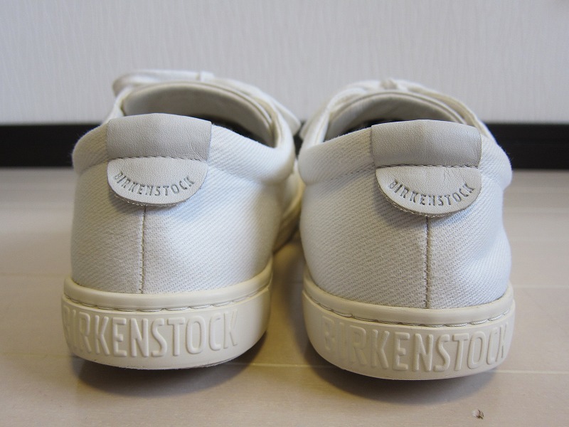 BIRKENSTOCK ビルケンシュトック ホワイト コットン スニーカー 42_画像4