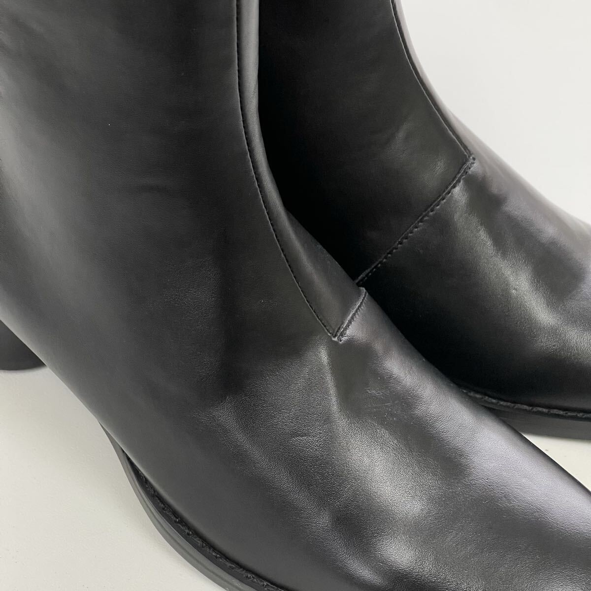 【未使用】tk.TAKEO KIKUCHI ティーケータケオキクチ シンセティックレザーブーツ ブラック 26,5㎝_画像5