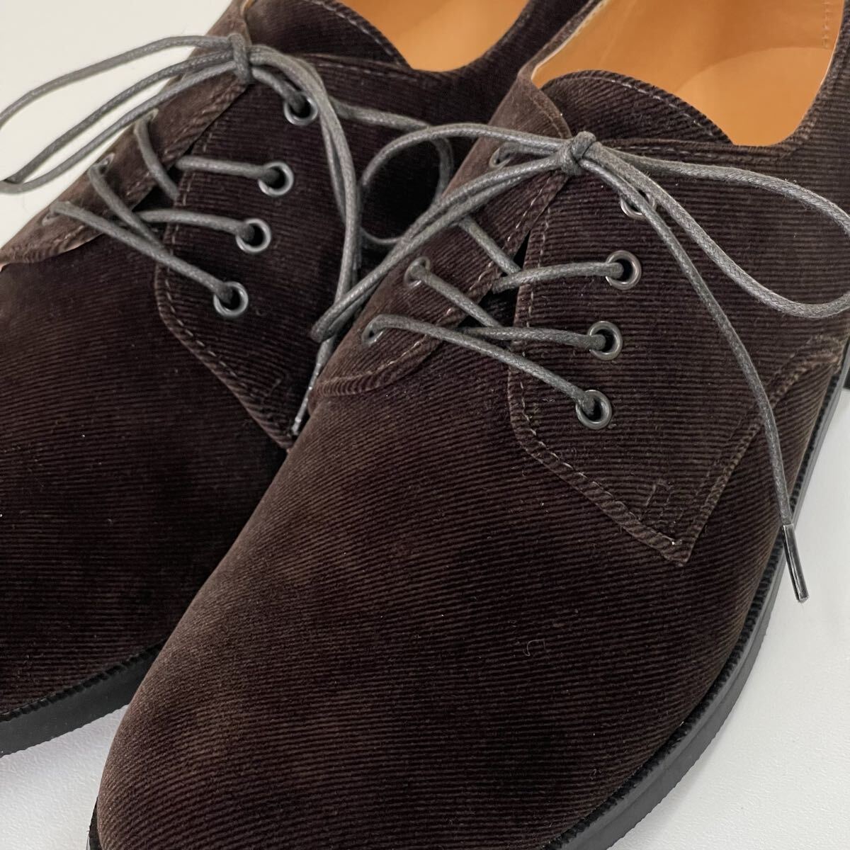 【未使用】tk.TAKEO KIKUCHI オックスフオードシューズ ダークブラウン 26,5cm ドレスシューズ ビジネスシューズ ティーケータケオキクチ_画像5