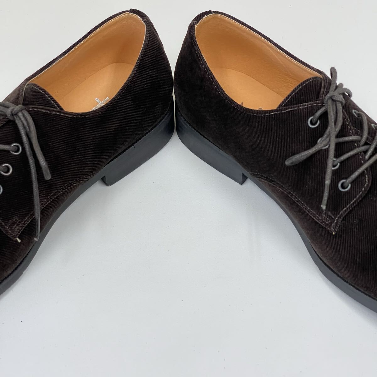 【未使用】tk.TAKEO KIKUCHI オックスフオードシューズ ダークブラウン 27,5cm ドレスシューズ ビジネスシューズ ティーケータケオキクチ_画像8