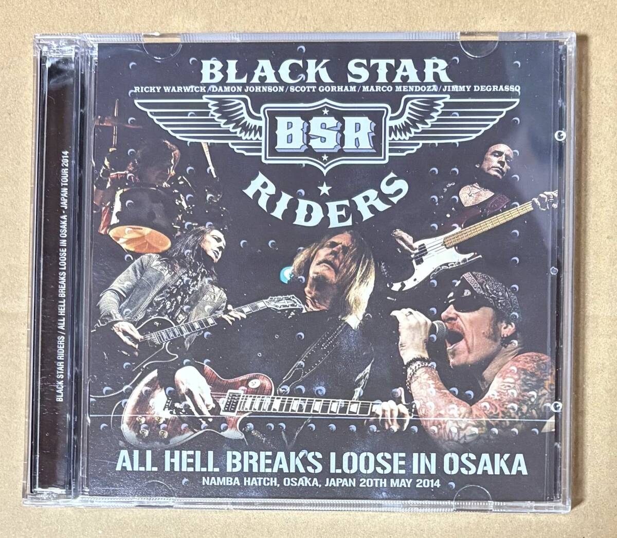 б/у CD BLACK STAR RIDERS / ALL HELL BREAKS LOOSE IN OSAKA(2 листов комплект CD) б/у CD BLACK STAR RIDERS / ALL HELL BREAKS LOOSE IN OSAKA(2 листов комплект CD)