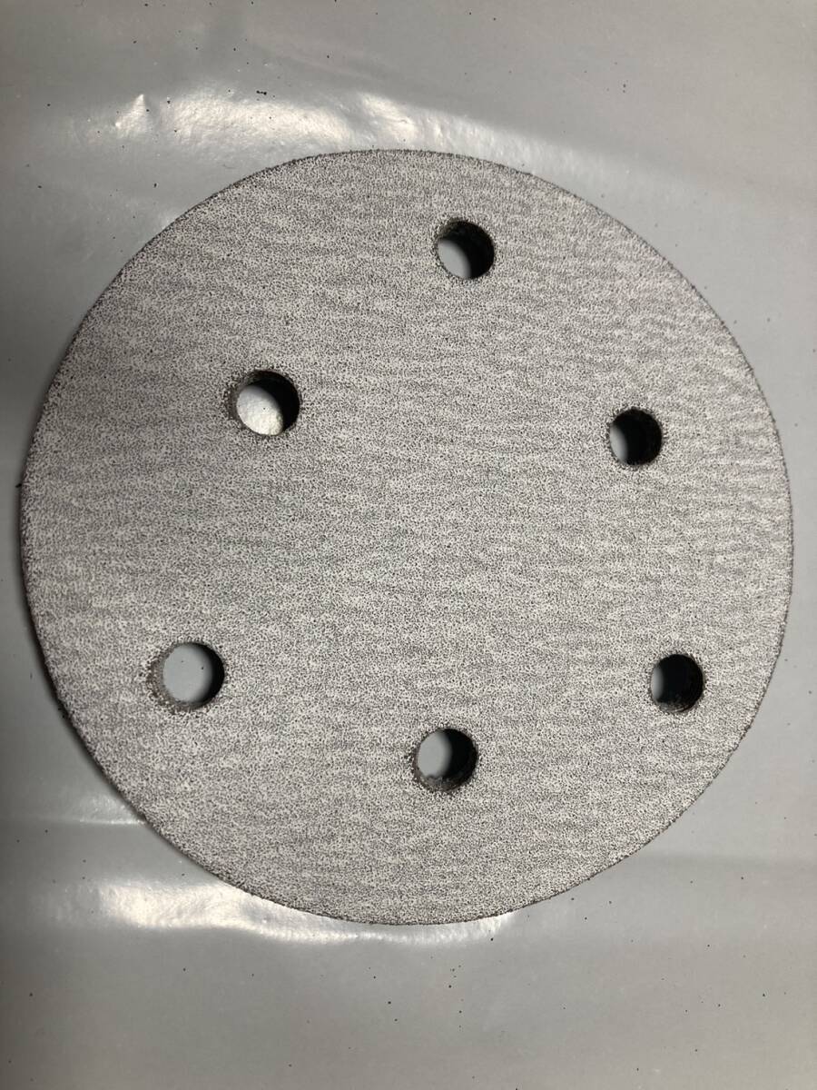 マジックペーパー #120 6穴 100枚 円形 125mm ダブルアクション サンダー サンダー 仕様 サンドペーパー サンディング ディスク ペーパー _画像7