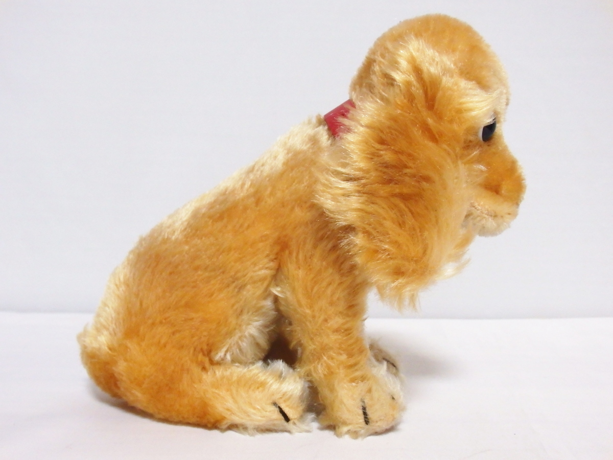 steiffシュタイフ/ ビンテージ・コッカースパニエル犬・Revue Susi /16㎝_画像8