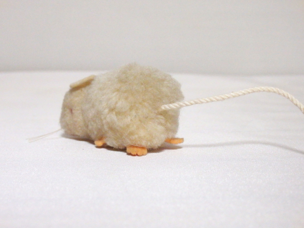 steiffシュタイフ/ ビンテージ・ぽんぽんネズミ /5㎝_画像9