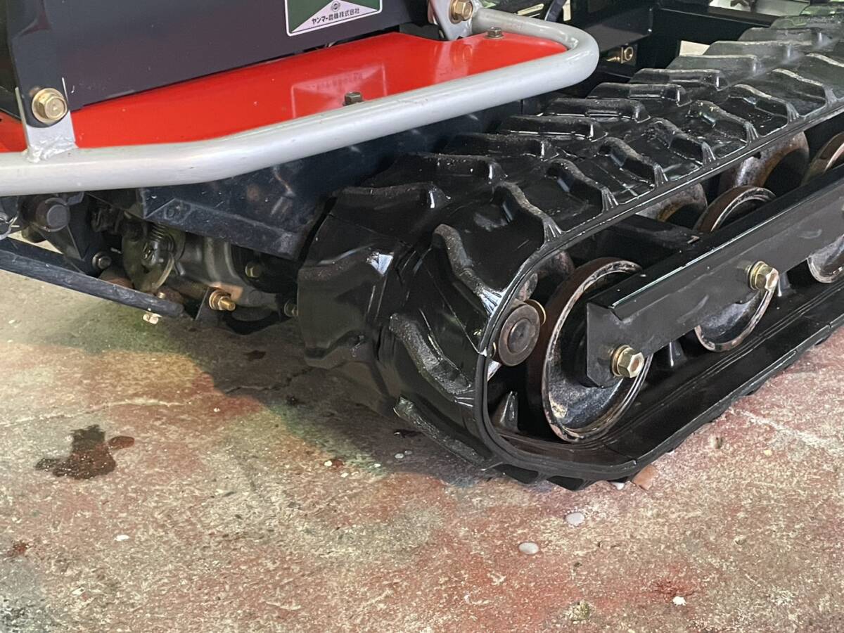 【整備済商品】【岩国市】美品 ヤンマ 圃場内運搬機 クローラ MCG95 積載250kg 手動ダンプ ガソリン 運搬車_画像7