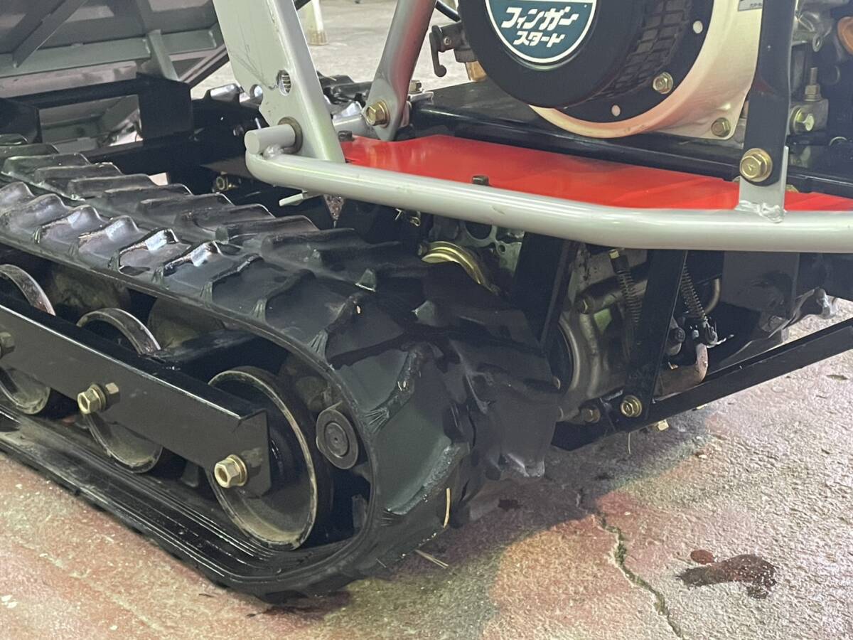 【整備済商品】【岩国市】美品 ヤンマ 圃場内運搬機 クローラ MCG95 積載250kg 手動ダンプ ガソリン 運搬車_画像8
