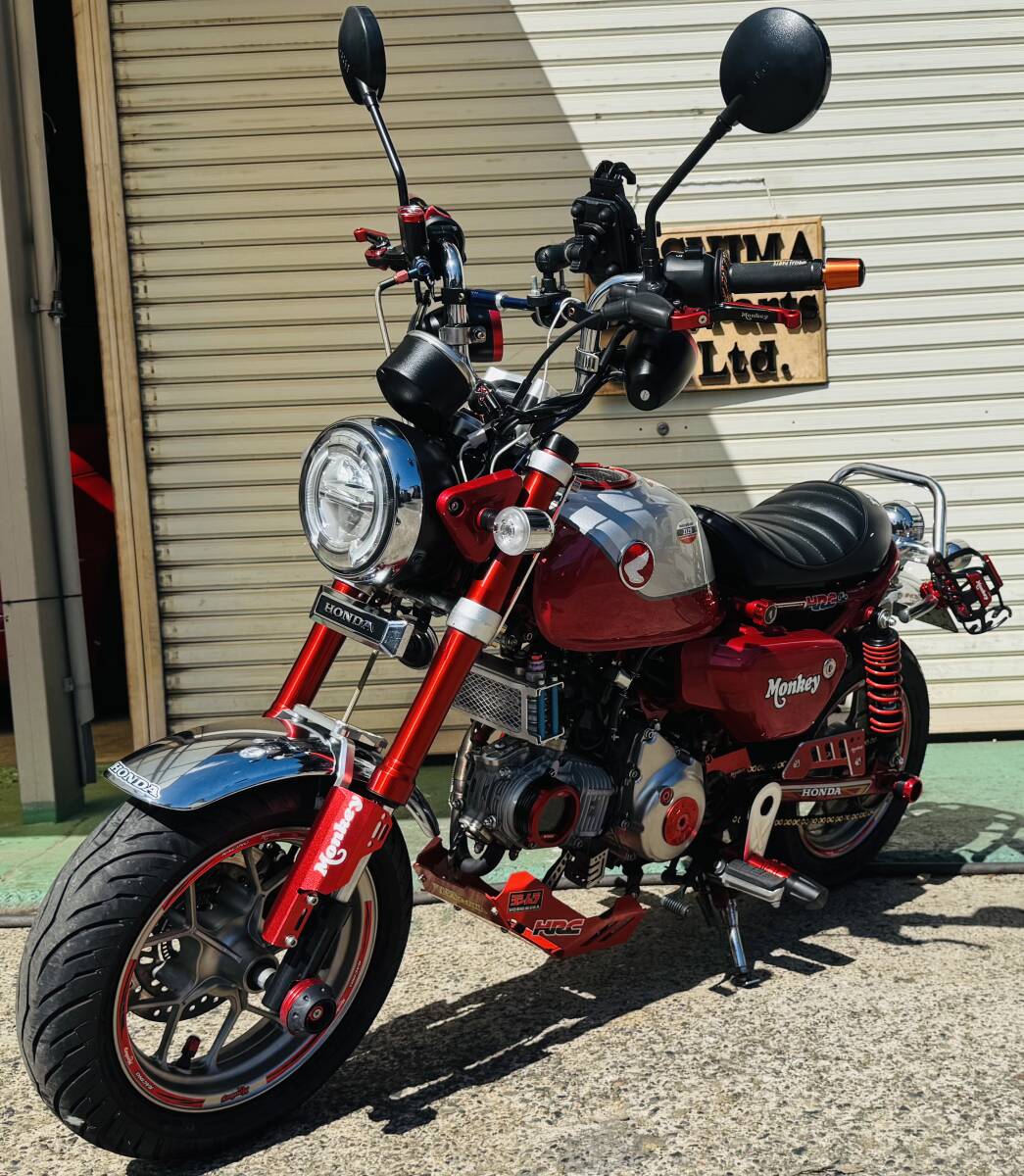 モンキー125 JB02 武川181cc 多數(shù)カスタム　実動車両 鹿嶋市から 即決落札で送料無料(関東のみ) デポ止め本州一部四國九州送料無料有り