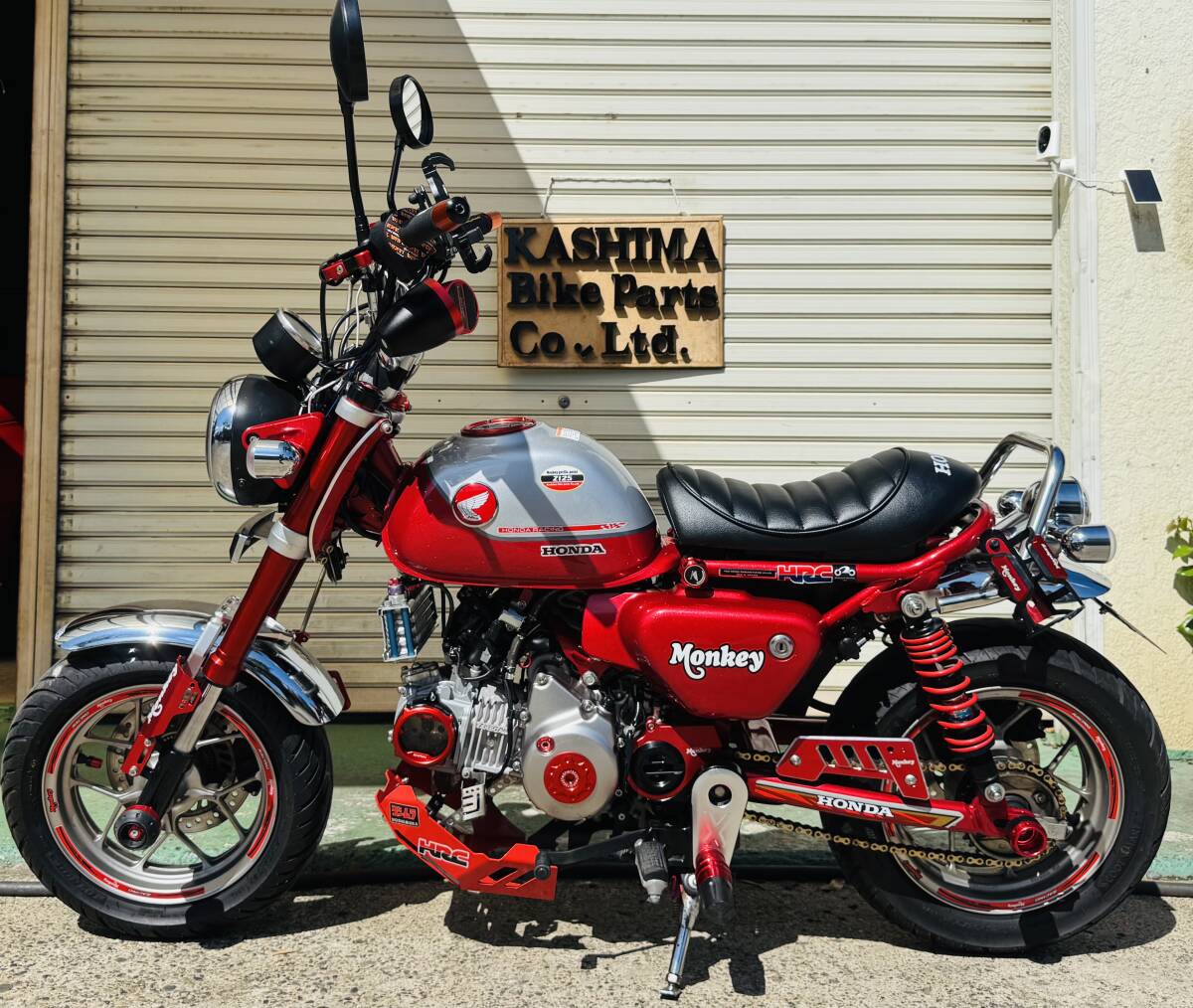 モンキー125 JB02 武川181cc 多數(shù)カスタム　実動車両 鹿嶋市から 即決落札で送料無料(関東のみ) デポ止め本州一部四國九州送料無料有り