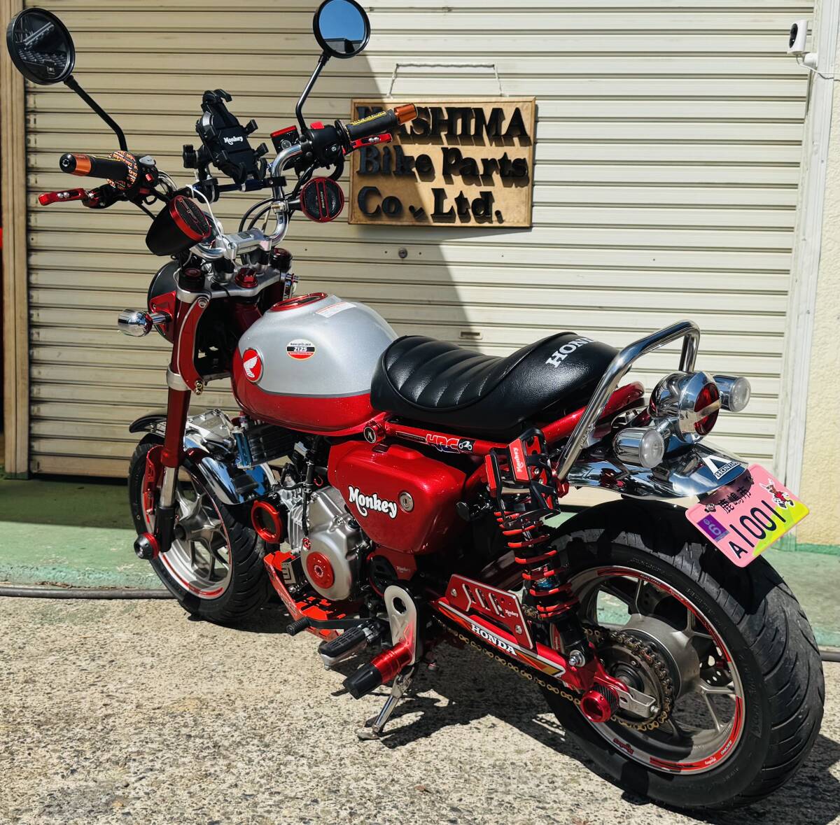 モンキー125 JB02 武川181cc 多數(shù)カスタム　実動車両 鹿嶋市から 即決落札で送料無料(関東のみ) デポ止め本州一部四國九州送料無料有り