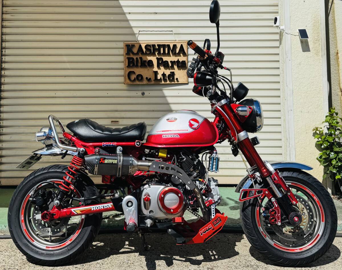 モンキー125 JB02 武川181cc 多數(shù)カスタム　実動車両 鹿嶋市から 即決落札で送料無料(関東のみ) デポ止め本州一部四國九州送料無料有り