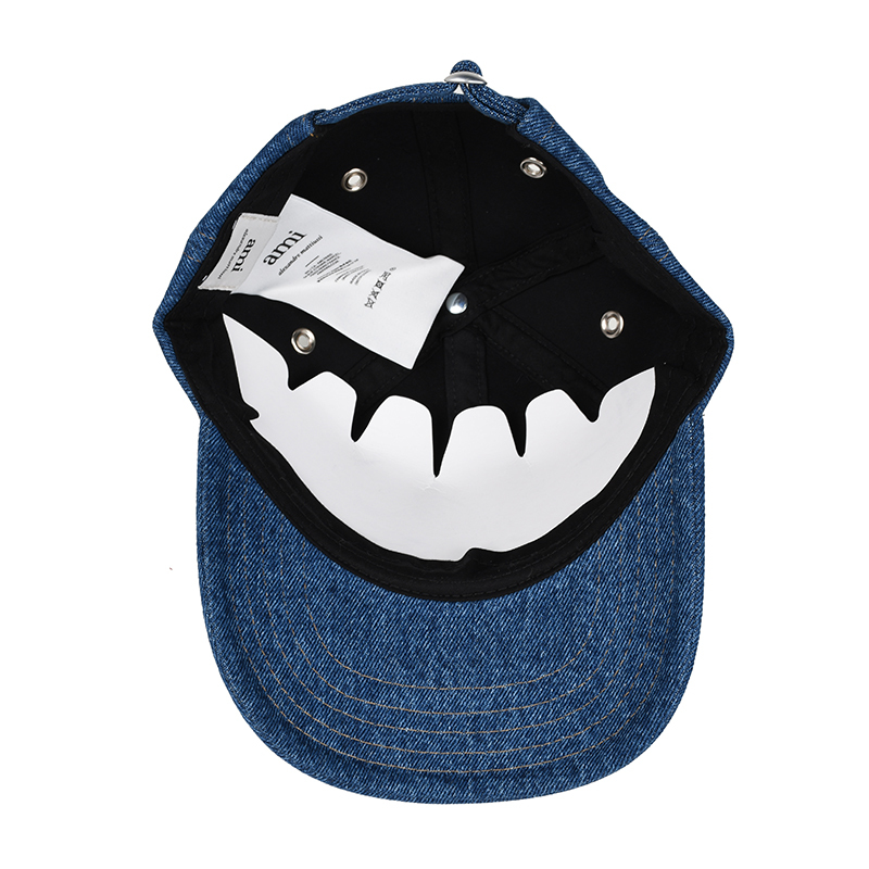 AMI PARIS アミ パリス デニムキャップ 帽子 UCP006DE0031 480 新品 並行輸入品　イタリア正規品 爆買_画像5