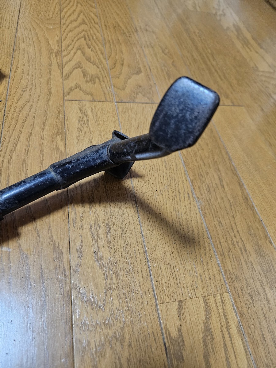 【ジャンク扱い】HONDA ホンダ GB400TT GB500TT 純正センタースタンド スプリングプレート欠品 中古品 当時物 NC20 PC16_画像8