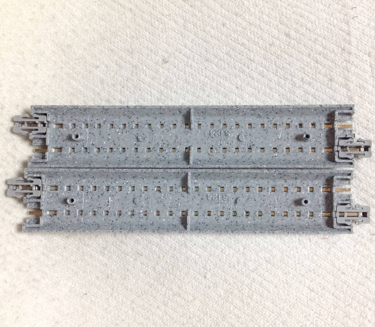KATO S124 20-020 直線線路 2本セット 中古品 その1 レール清掃 走行確認済_画像2