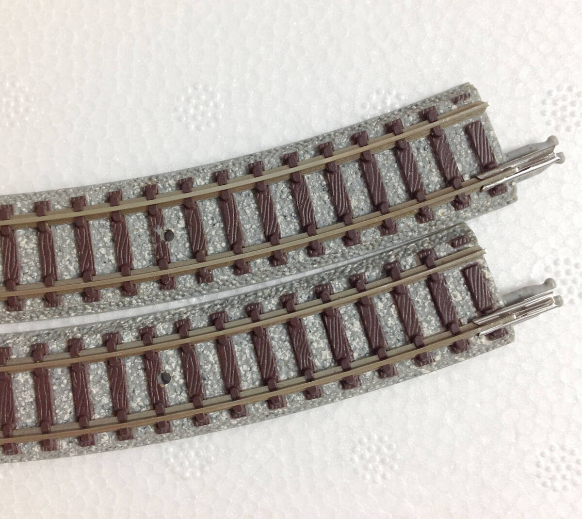 TOMIX 1125 C243-45(F) 曲線線路 2本セット 中古品 その1 清掃走行確認_画像2