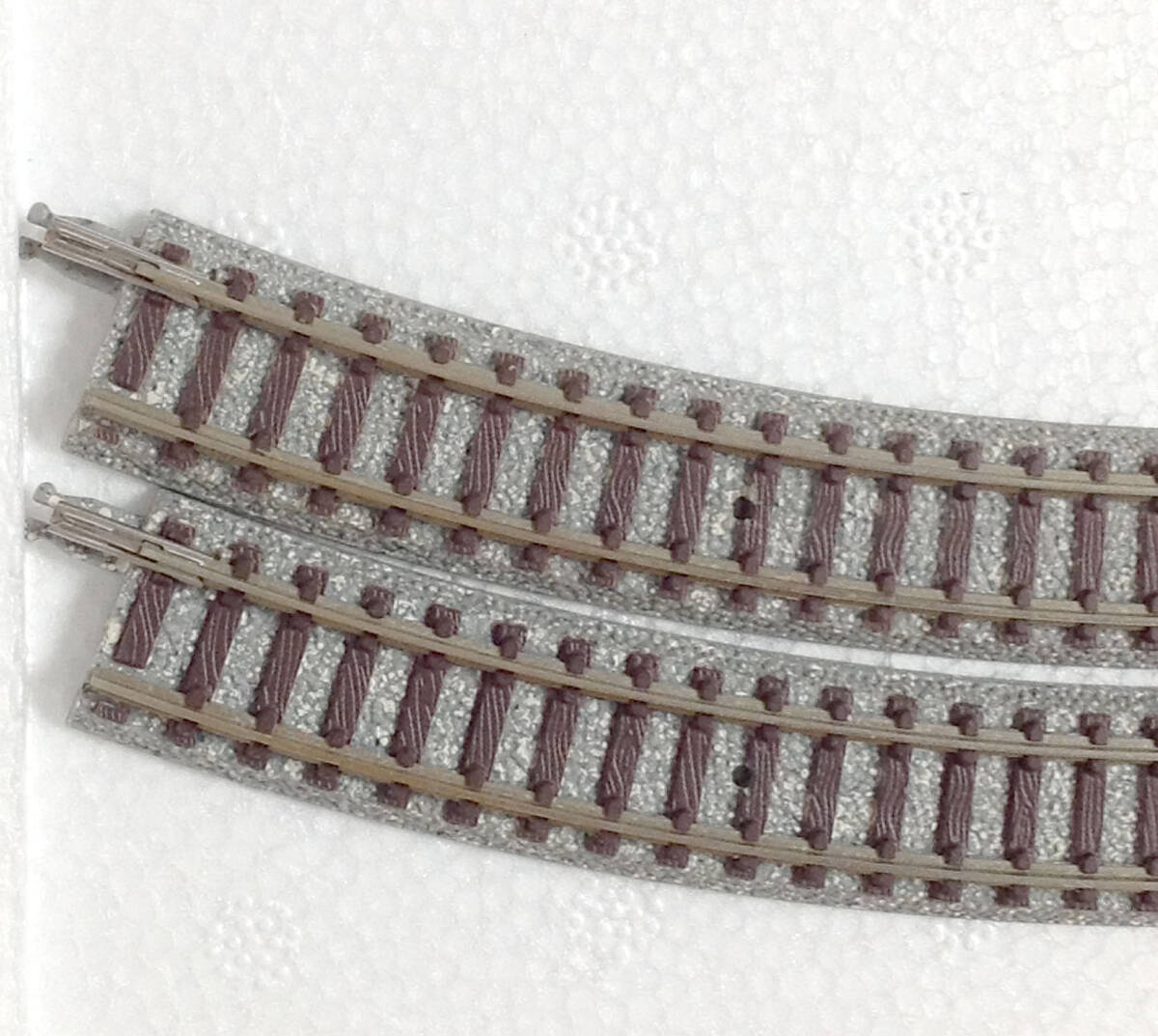 TOMIX 1125 C243-45(F) 曲線線路 2本セット 中古品 その1 清掃走行確認_画像3