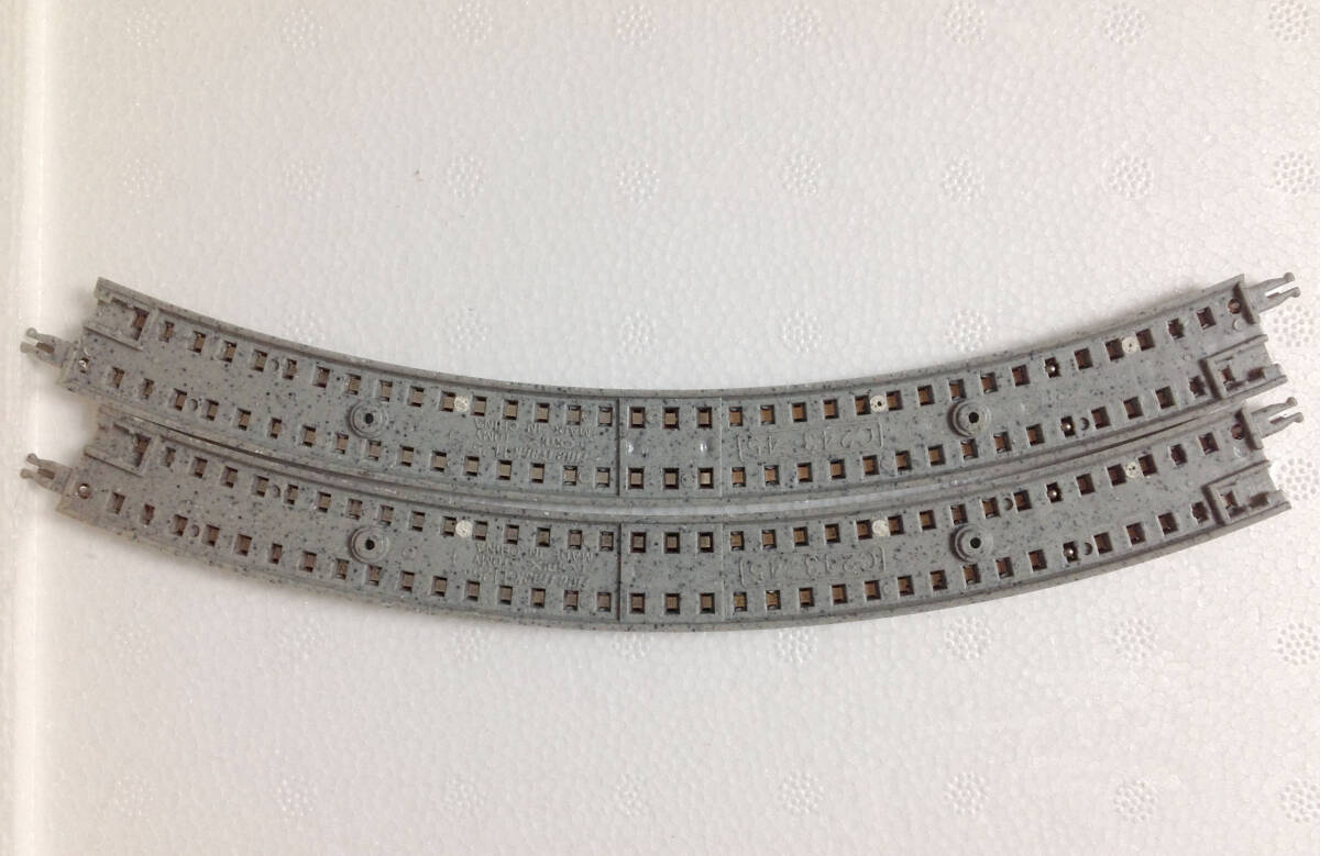 TOMIX 1125 C243-45(F) 曲線線路 2本セット 中古品 その1 清掃走行確認_画像4