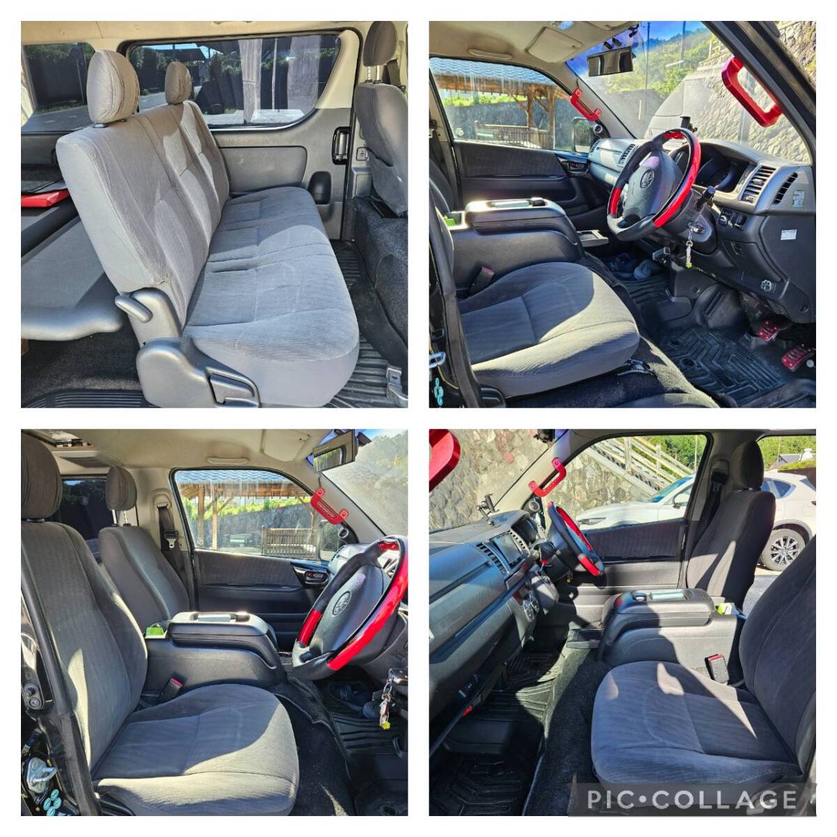 ３型・ハイエース・レジアスエース・軽油・４型顔面・４．５インチダウン・玄武部品多数・過走行ですがメンテナンス多数・検査受けたて_9