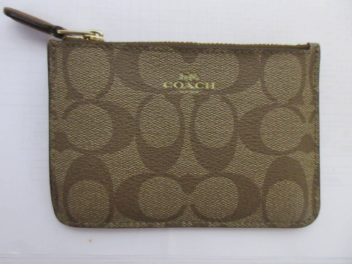 中古品　コーチ　小銭入れ_画像1