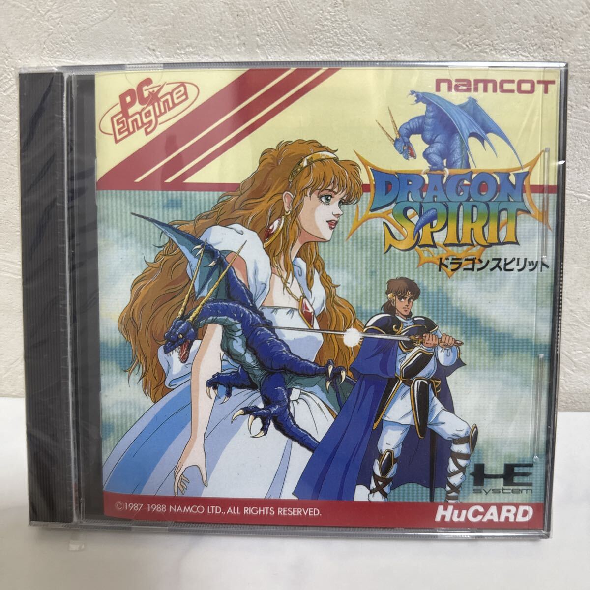 ★新品未開封★ドラゴンスピリット PCエンジン HuCARD PCE DRAGON SPIRIT ソフト Huカード