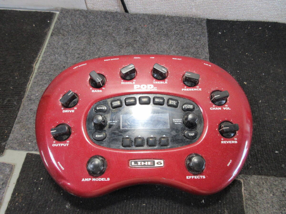 棚11・A1082　LINE6　POD　 XT マルチエフェクター 　現状品_画像1