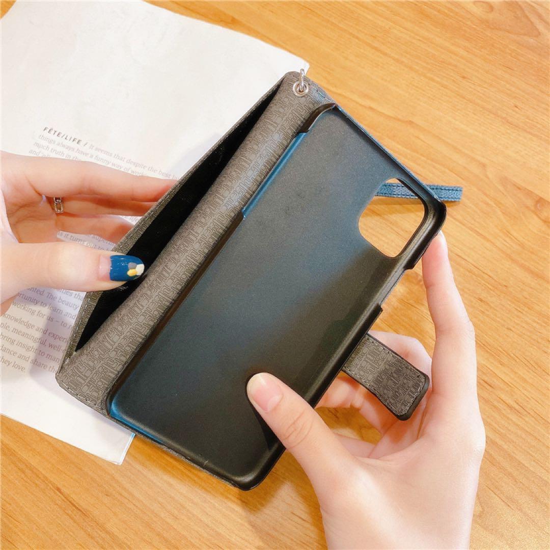 SamSung GalaxyS20ケース 手帳型カード　収納カバー 白ホワイト　お洒落　市松模様　格子柄　定期入れ　チェック柄　ギャラクシーカバー_画像5