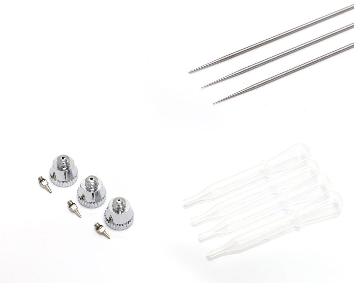 【toolsisland】 スターティングキット オイルレス ミニエアーコンプレッサー ブラシの豪華セット エアコンプレッサー プラモデル 52006※