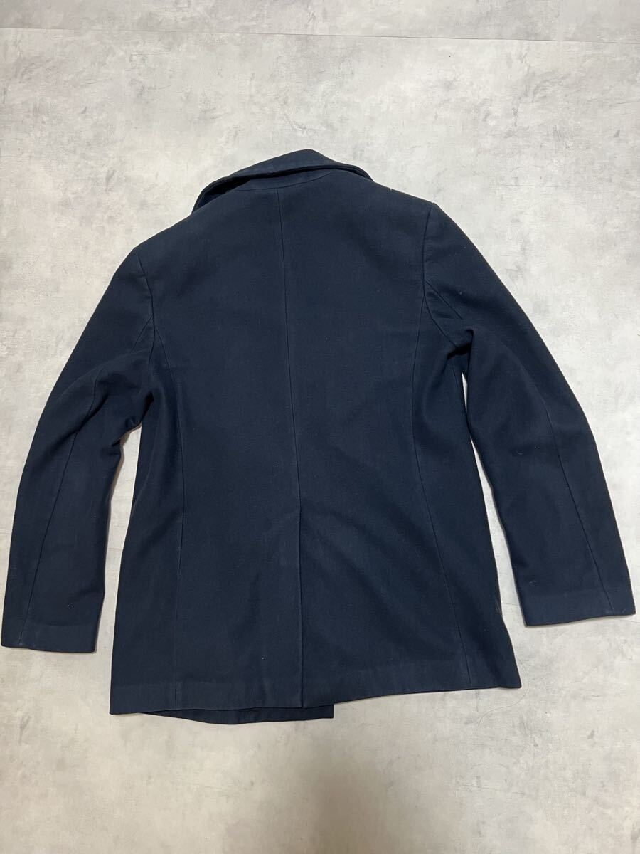 【ここのえタグ】Maison Martin Margiela 09AW 10Line Navy Wool Men's Peacoat - Size 48 マルジェラ Pコート ウール 紺 ネイビー_画像2