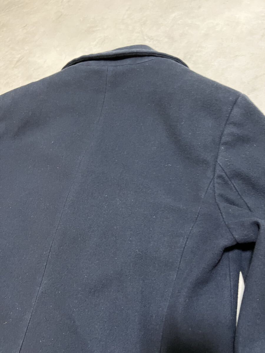 【ここのえタグ】Maison Martin Margiela 09AW 10Line Navy Wool Men's Peacoat - Size 48 マルジェラ Pコート ウール 紺 ネイビー_画像3