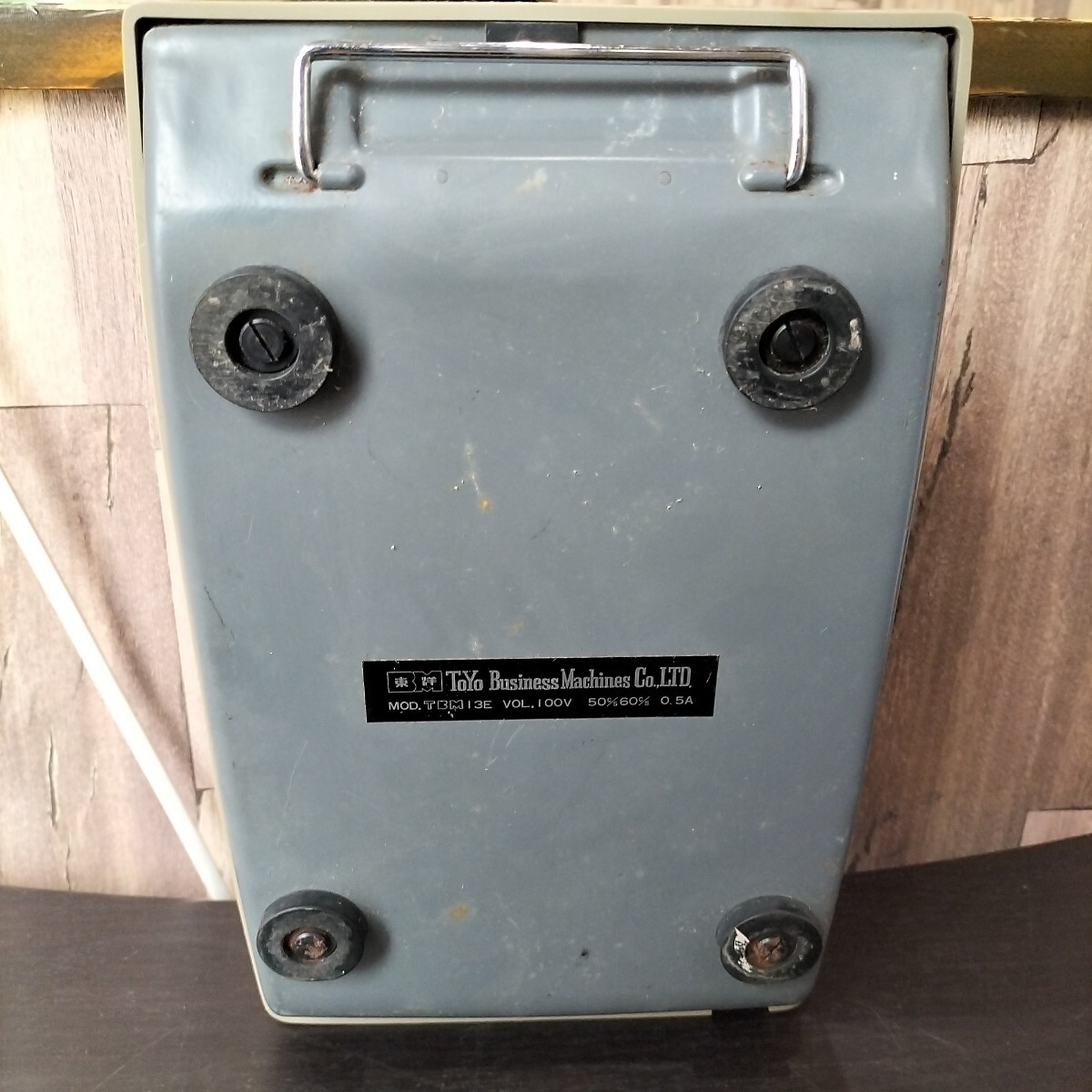 (TUJ031)東洋 電動加算器 計算機 TBM13E Summit 昭和レトロ ToYo Business Machines 中古品 現(xiàn)狀品
