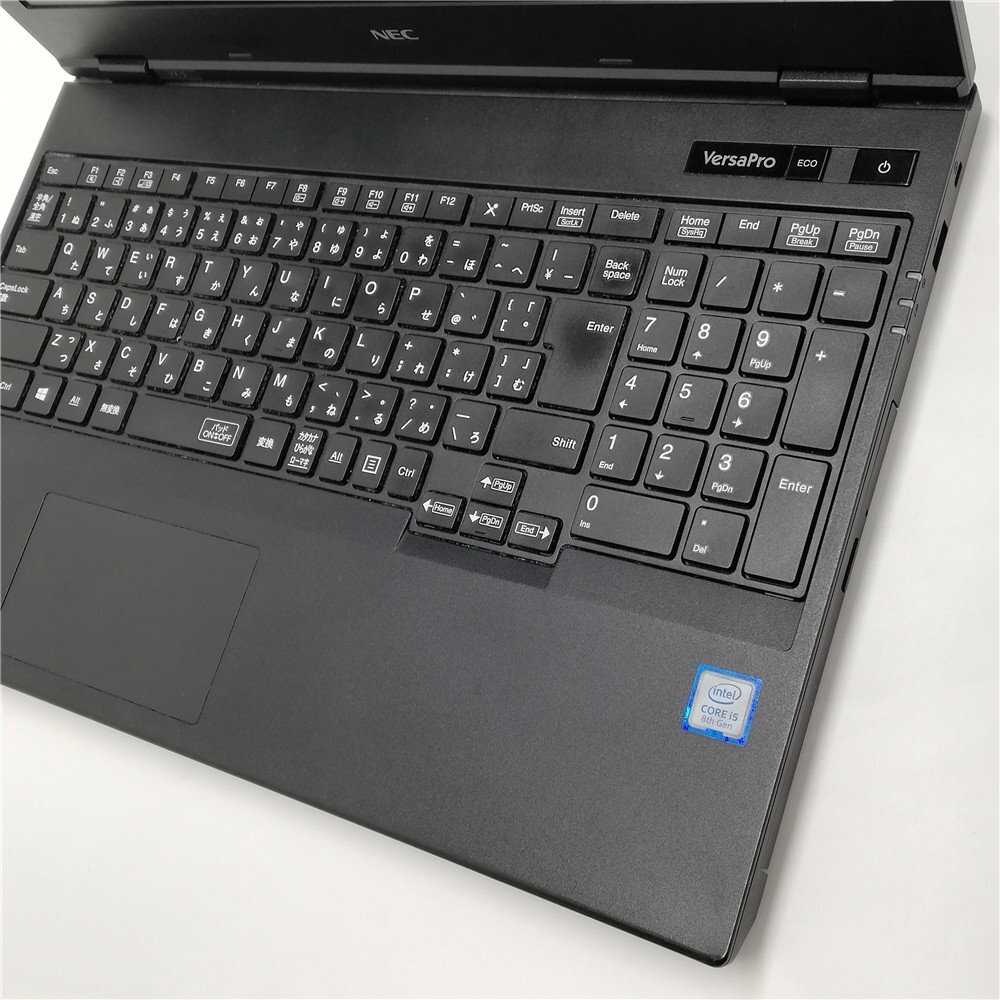 1円～ Wi-Fi有 NEC ノートパソコン 中古良品 VKM16XZG5 第8世代 Core i5 16GB 高速SSD DVD 無線LAN Bluetooth Windows11済 Office 即使用可