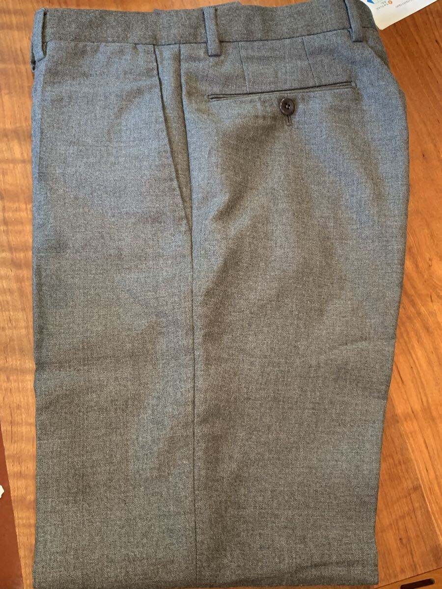 インコテックス　ウールスラックス グレー サイズ46 スーパー100‘s_画像5