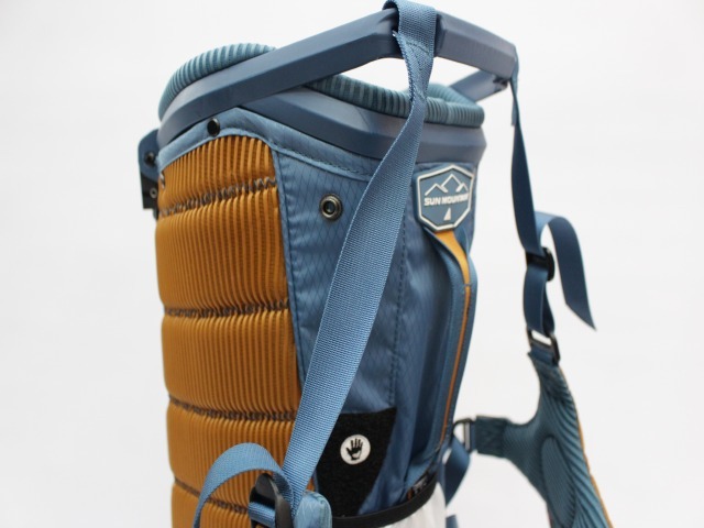 サンマウンテン SUN MOUNTAIN スタンドバッグ ブラウン/ブルー/ホワイト ワイアラエCC 中古 超美品！ 3727