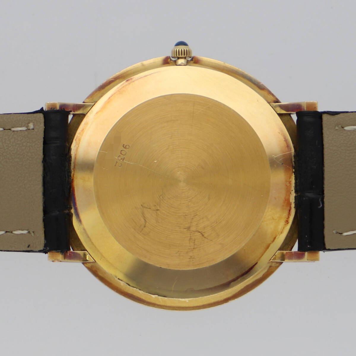 PIAGET ピアジェ 9032 ホワイトダイヤル YG/レザー（クロコ） 手巻き メンズ【132131】_画像2