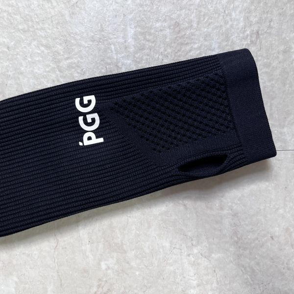 【新品・正規品】「 P G G 」 by PEARLY GATES パーリーゲイツ ／メンズ ニットジップアップパーカー　NV《サイズ6》_画像7