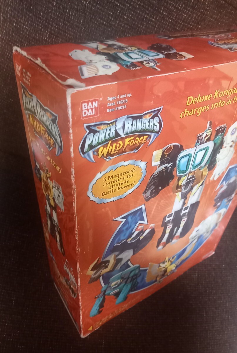 パワーレンジャー コンガゾード ガオマッスル ガオレンジャー ワイルドフォース 戦隊 ロボ DX バンダイ パワーアニマル_画像3