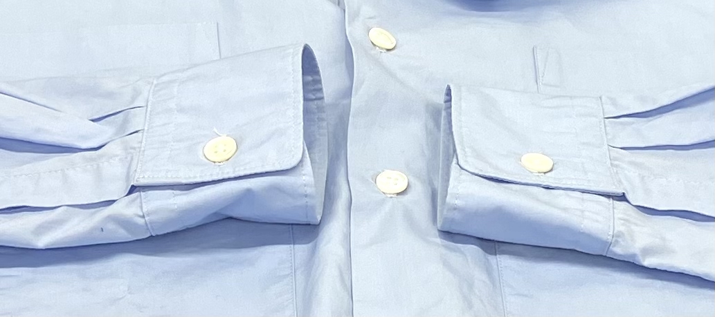 COMME des GARCONS HOMME DEUX コムデギャルソンオムドゥ 長袖シャツ DH-B033 綿100% 日本製 S ブルー 通年_画像5