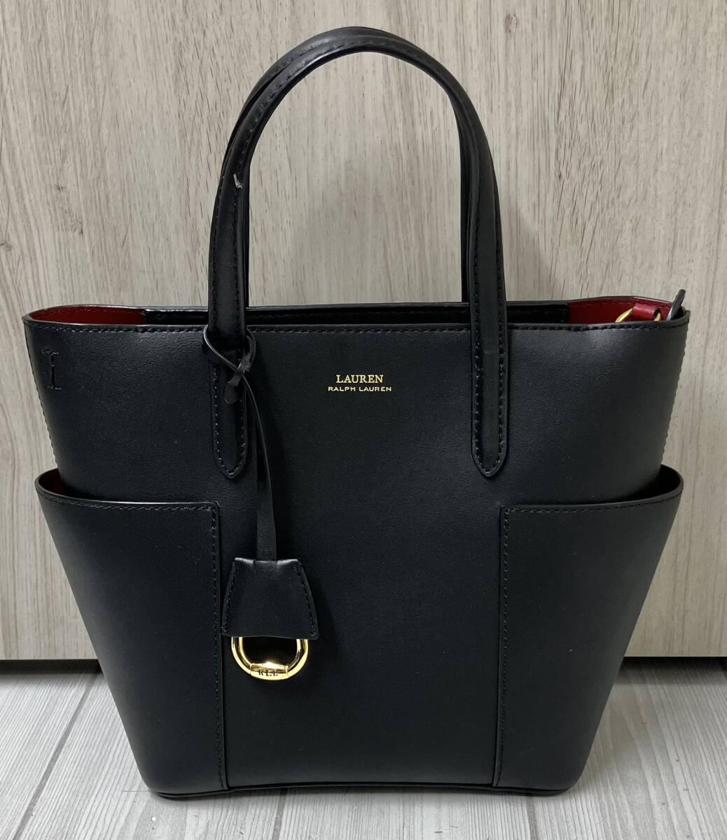 LAUREN RALPH LAUREN ローレン ラルフ ローレン ショルダーバッグ ブラック_画像1